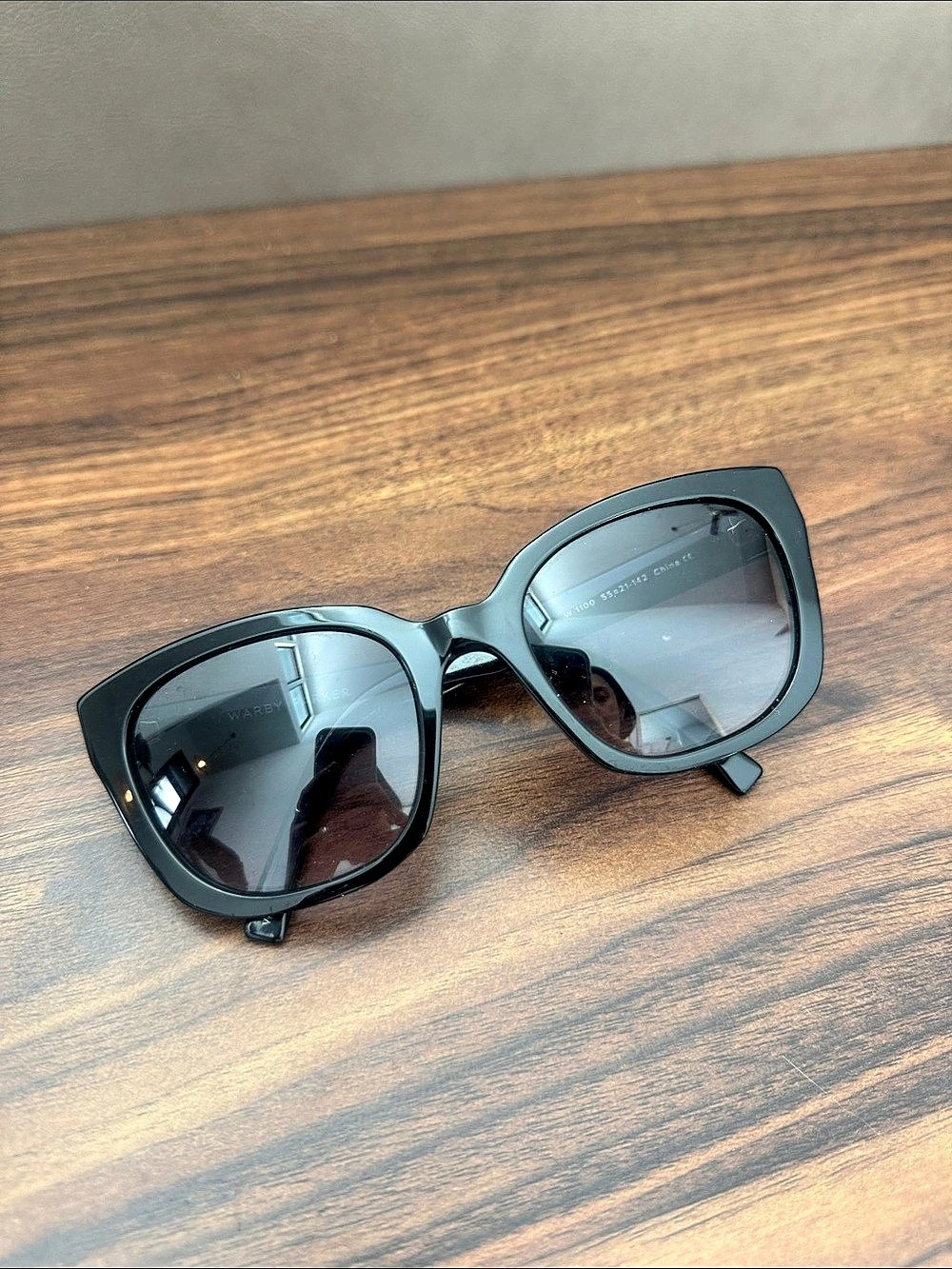 Warby Parker Aubrey Black Sunglasses Like New